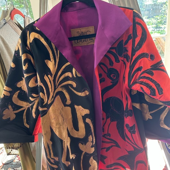 Designer Multicolor Artistic Blazer - Picture 1 of 4